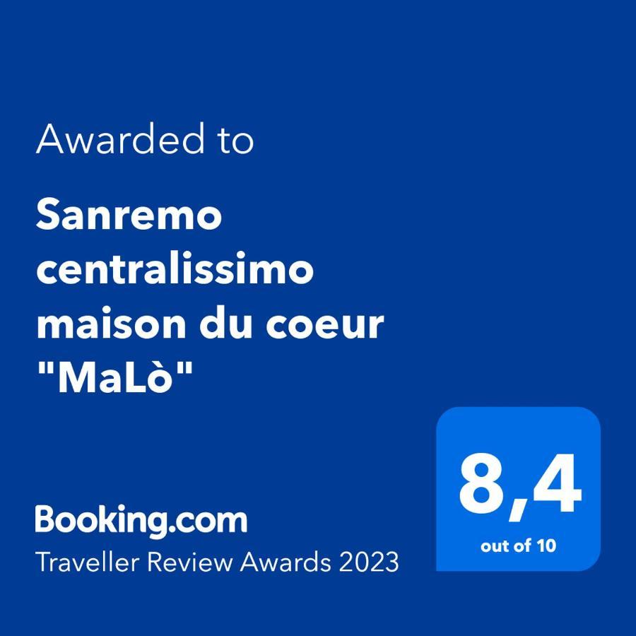 Sanremo Centralissimo Maison Du Coeur "Malo" Apartman Kültér fotó